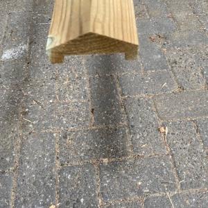 Houthandel Bos - Afdeklijst geimpregneerd 44x95x180cm