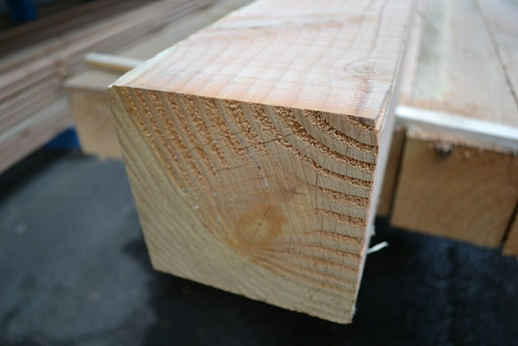 Houthandel Bos - Douglas 150x150mm blank lang Houthandel Bos - Douglas 150x150mm blank lang