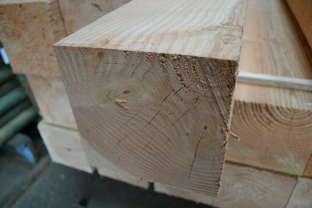 Houthandel Bos - Douglas 200x200mm blank Houthandel Bos - Douglas 200x200mm blank