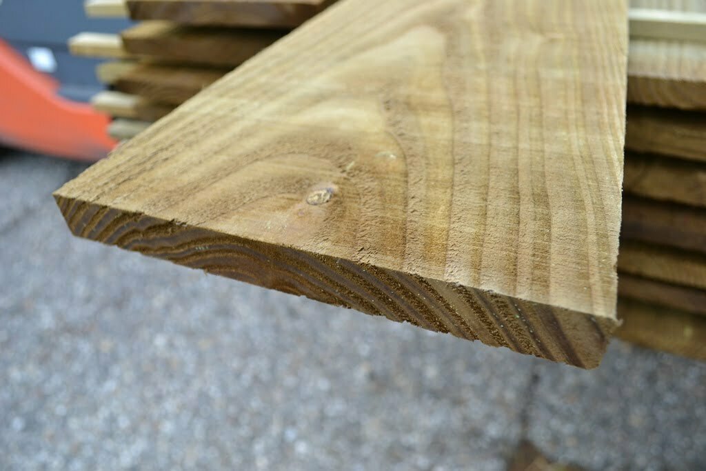 Houthandel Bos -Douglas 22x200mm FB bekant Geimpregneerd Houthandel Bos -Douglas 22x200mm FB bekant Geimpregneerd