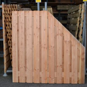 Houthandel Bos -Douglas BOS scherm 21planks verloopt van 180cm > 90cm