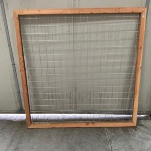 Houthandel Bos - Draadscherm 180x180cm met douglas houten frame