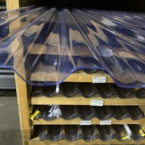 Houthandel Bos - Golfplaat PVC glashelder damwand