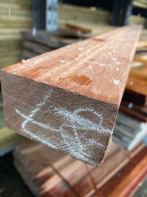 Houthandel Bos - Hardhout geschaafd 44x70mm Houthandel Bos - Hardhout geschaafd 44x70mm