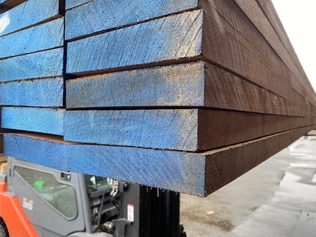 Houthandel Bos - Hardhout ruw 40x200mm Houthandel Bos - Hardhout ruw 40x200mm