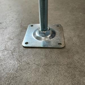 Houthandel Bos - Hoogteverstelling voor Deluxe betonpoer blank verzinkt