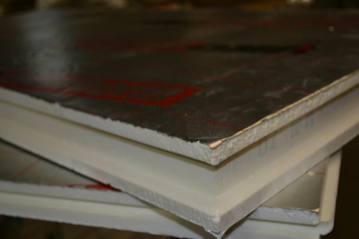 Houthandel Bos - PIR plaat aluminium gecacheerd 1200x600mm Houthandel Bos - PIR plaat aluminium gecacheerd 1200x600mm