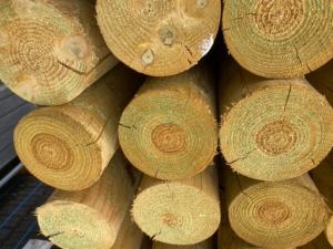 Houthandel Bos - Tuinhout paal rond