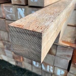 Houthandel Bos - Tuinpaal ruw azobé mm