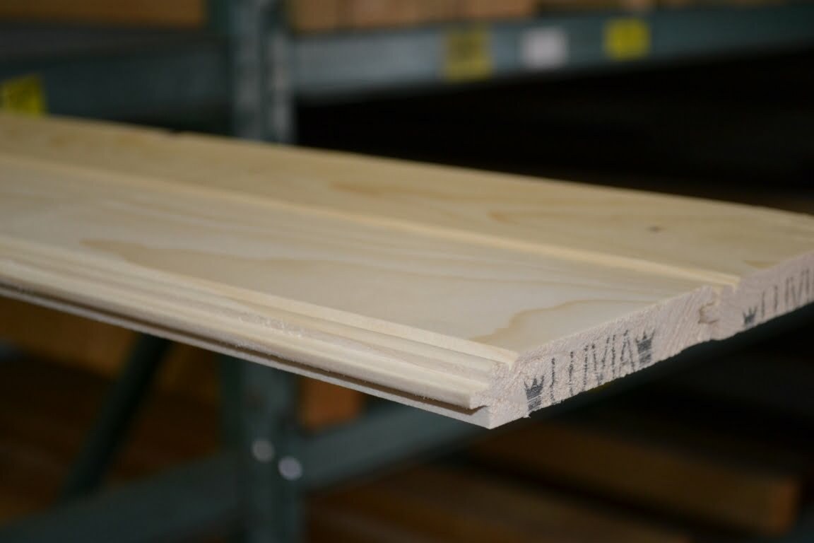 Houthandel Bos - Vuren geschaafd OS 22x125mm met kraal Houthandel Bos - Vuren geschaafd OS 22x125mm met kraal