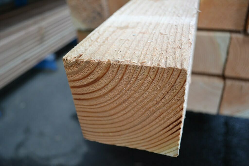 Houthandel Bos _ Douglas 100x100mm blank