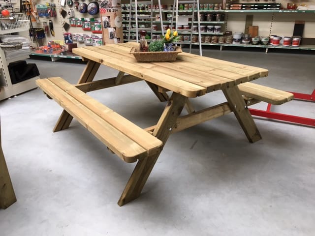 picknicktafel actie 180cm